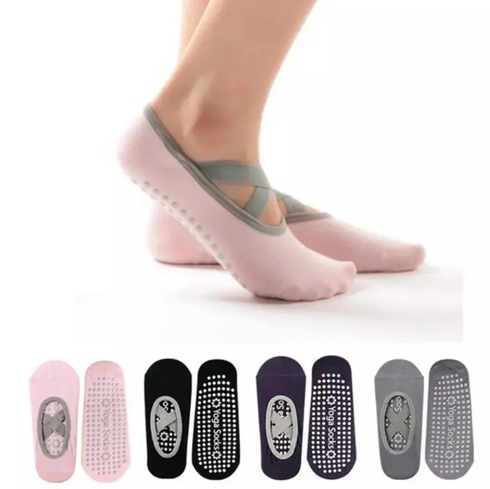 Cotton Skid Free Yoga Socks Breathable